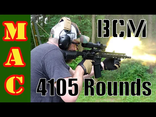 part 3: bcm endurance test - 4105 rounds